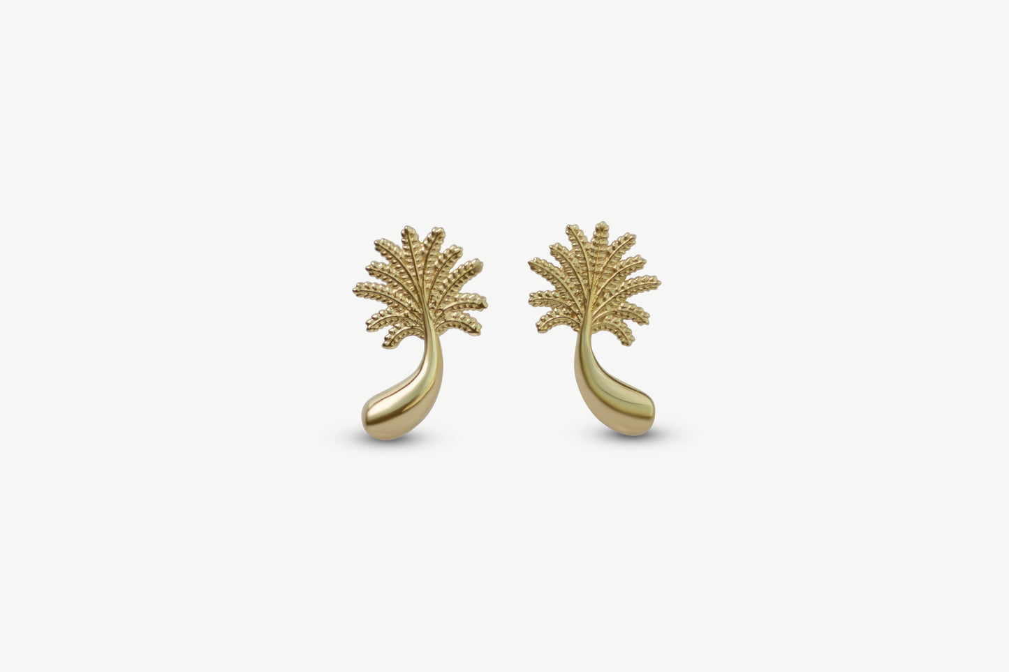 Little Palm Tree Studs - Gold