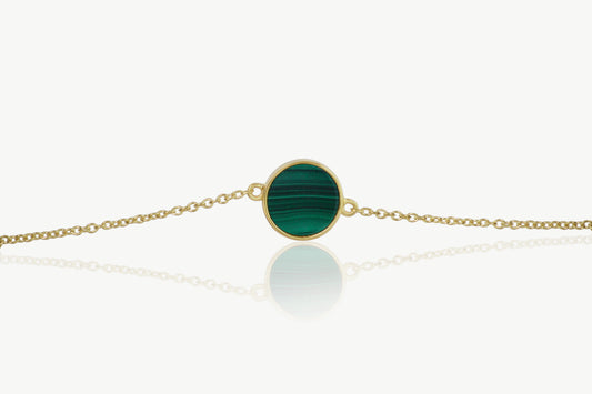 Malachite Circle Bracelet