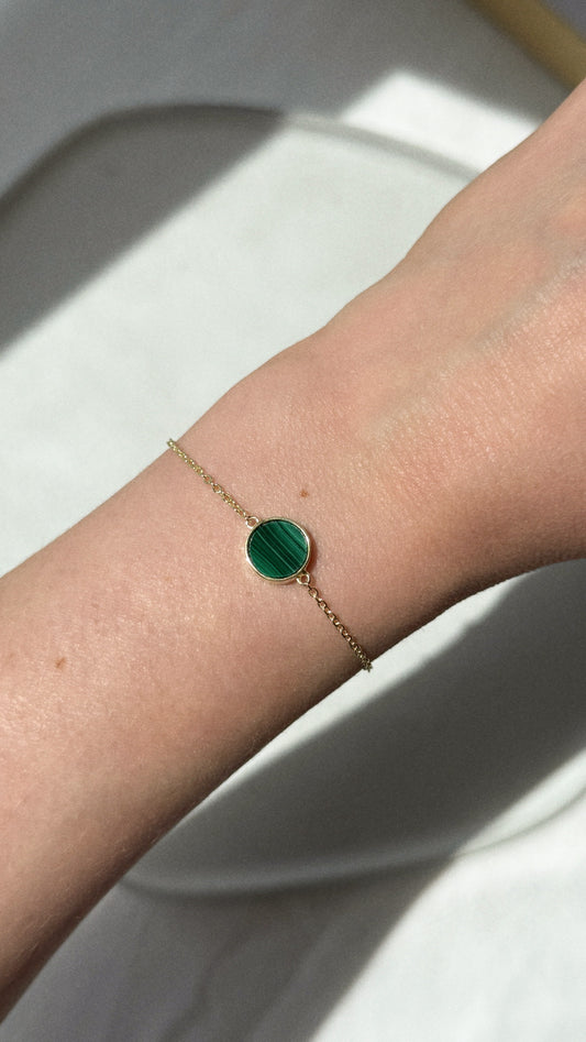 Malachite Circle Bracelet