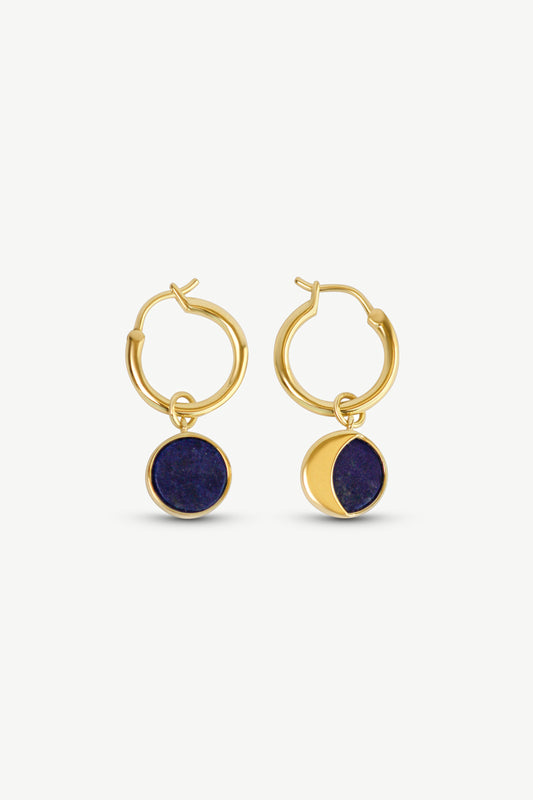 Night Sky Charms Earrings with Blue Sodalite