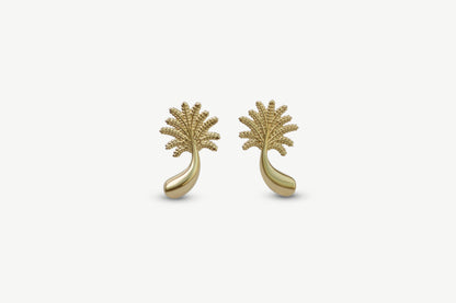 Little Palm Tree Studs - Gold